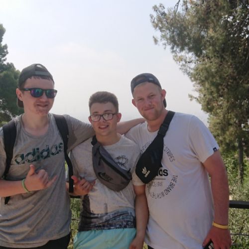 Rich, Joe and Tom in Parc Guell